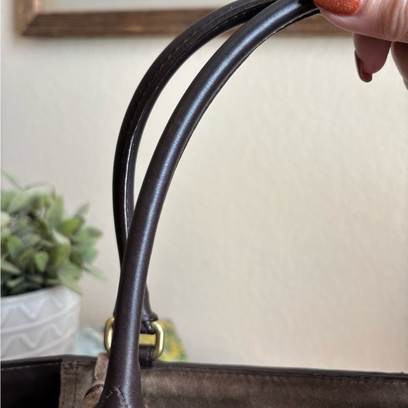 Vintage Coach Brown Suede Handbag - Picture 9 of 15